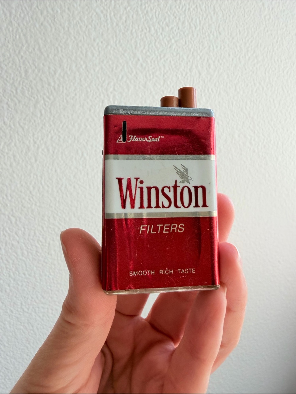 Vintage Red Winston Filters Cigarette Prop